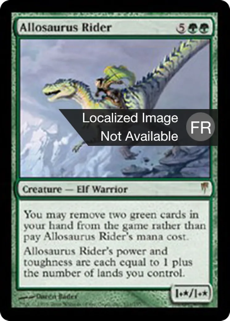 Chevaucheur d'allosaure — Coldsnap — Magic: The Gathering