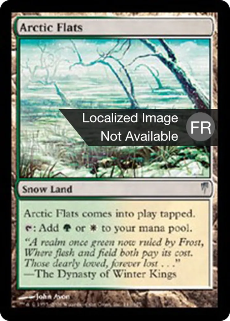 Plaine arctique — Coldsnap — Magic: The Gathering