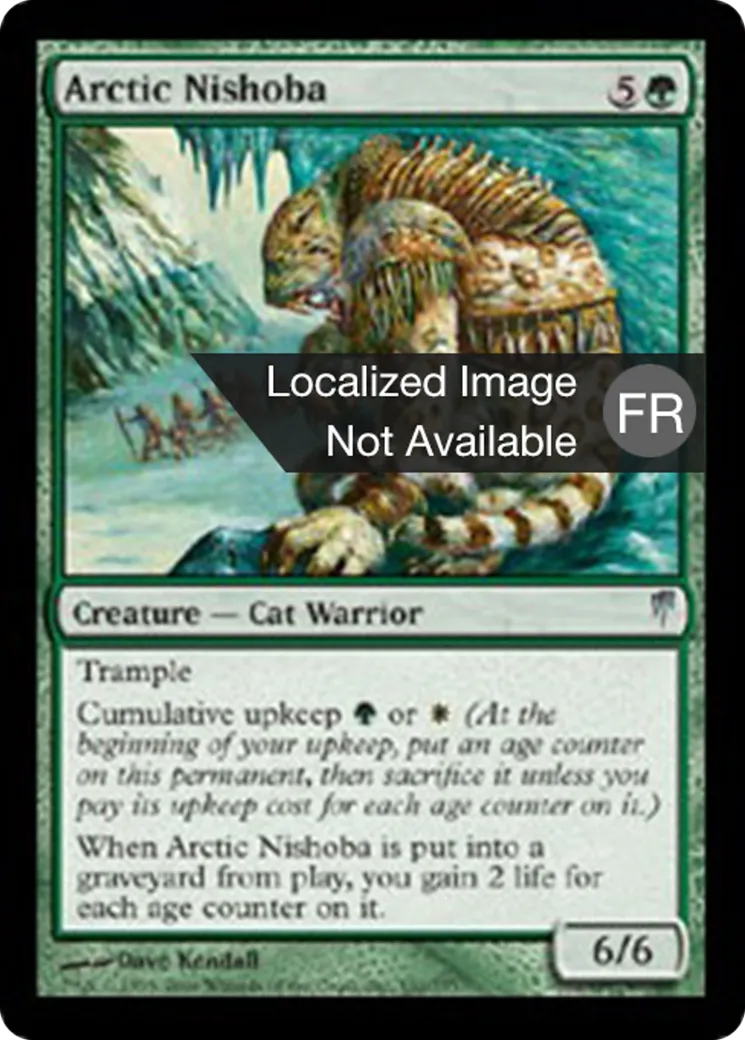 Nishoba arctique — Coldsnap — Magic: The Gathering