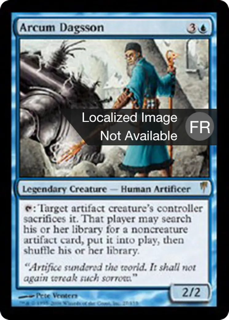 Arcum Dagsson — Coldsnap — Magic: The Gathering