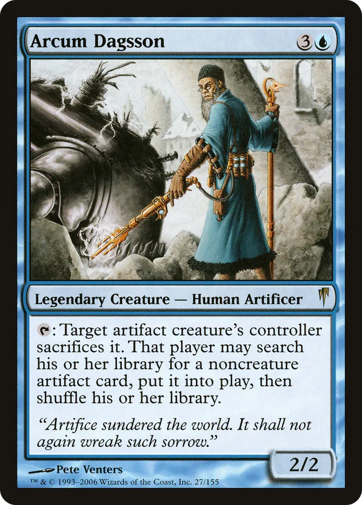 Arcum Dagsson — Coldsnap — Magic: The Gathering