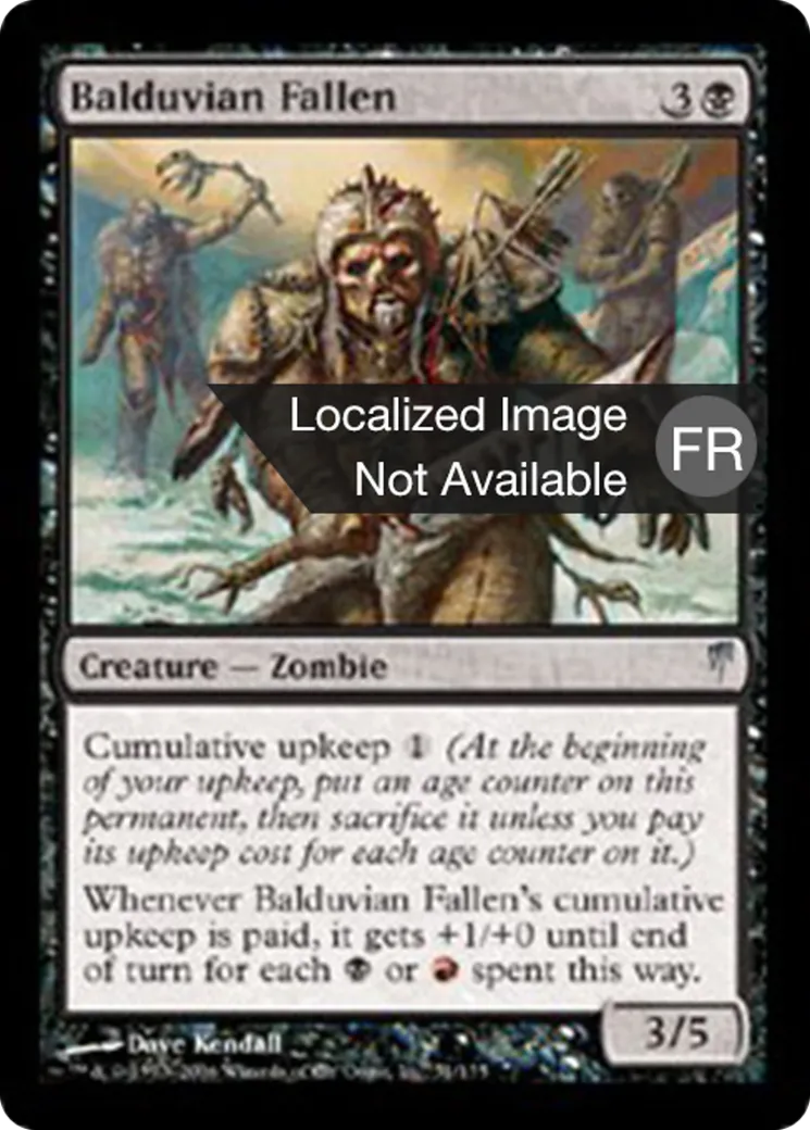 Balduvian déchu — Coldsnap — Magic: The Gathering