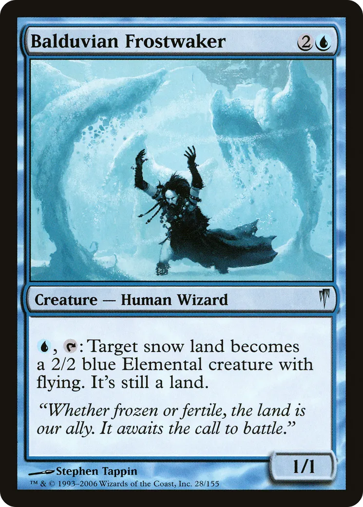 Balduvian Frostwaker — Coldsnap — Magic: The Gathering