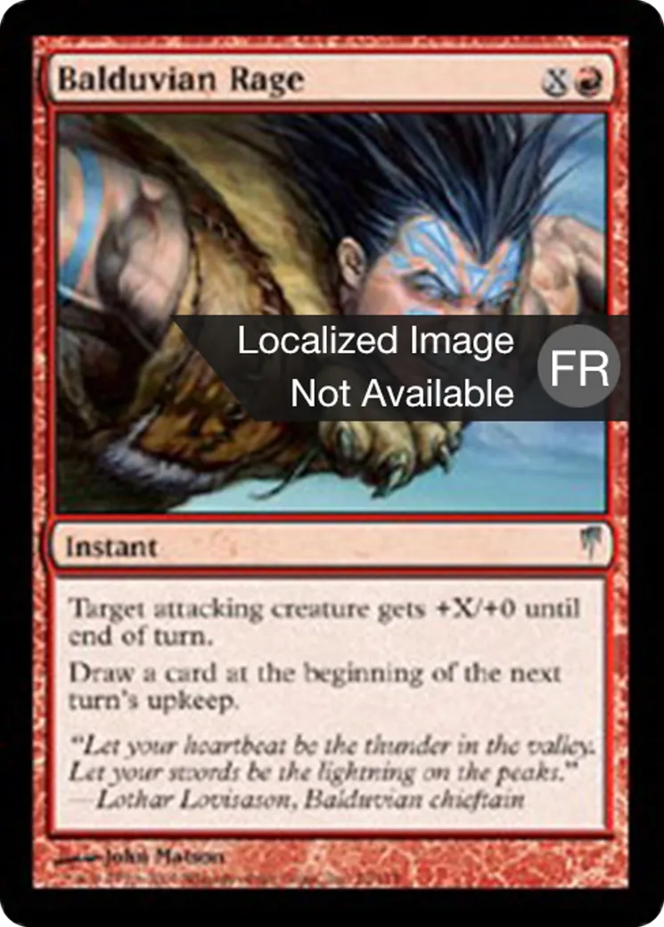 Rage balduviane — Coldsnap — Magic: The Gathering