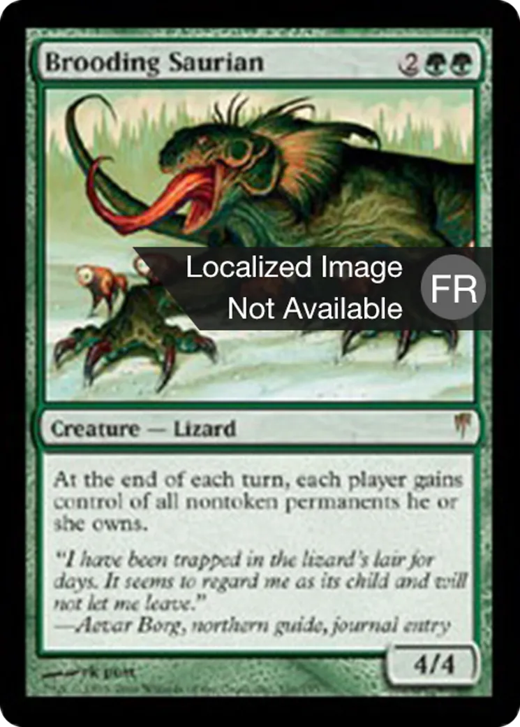 Saurien couveur — Coldsnap — Magic: The Gathering