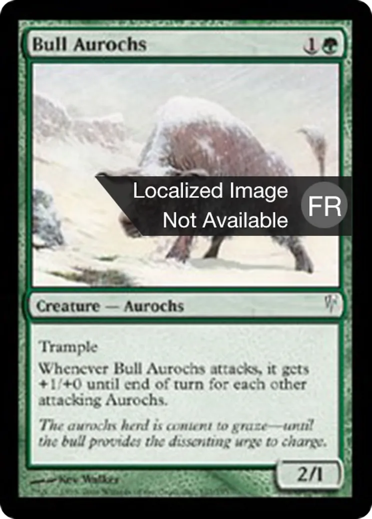 Aurochs mâle — Coldsnap — Magic: The Gathering
