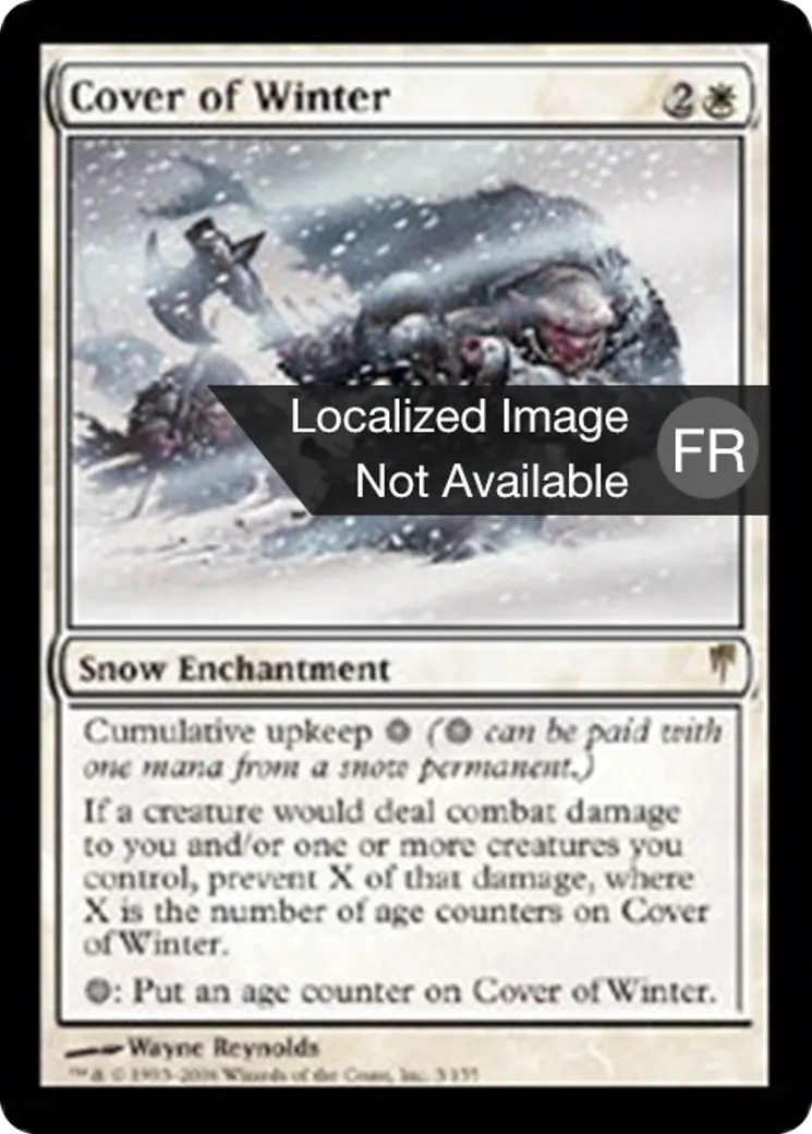 Couverture hivernale — Coldsnap — Magic: The Gathering