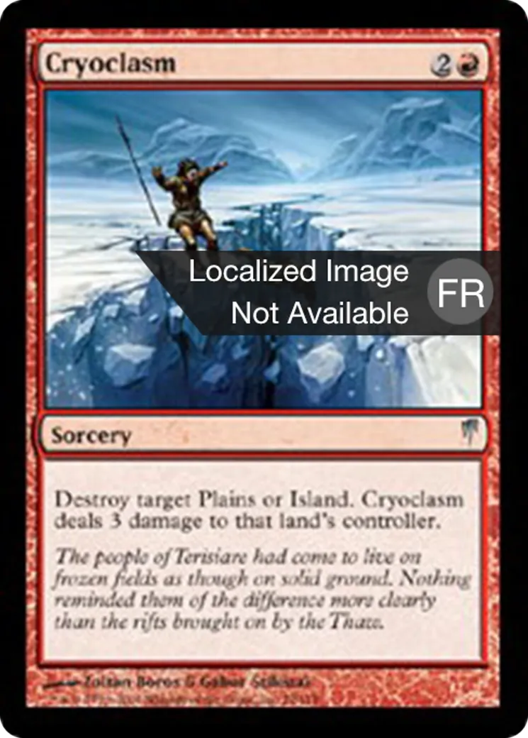 Cryoclasme — Coldsnap — Magic: The Gathering