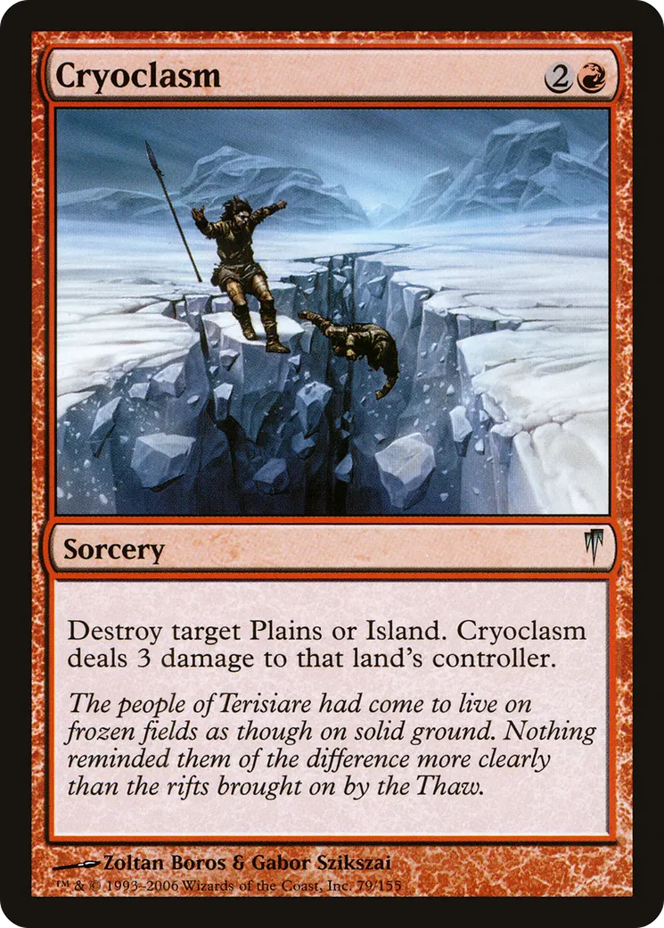 Cryoclasm — Coldsnap — Magic: The Gathering