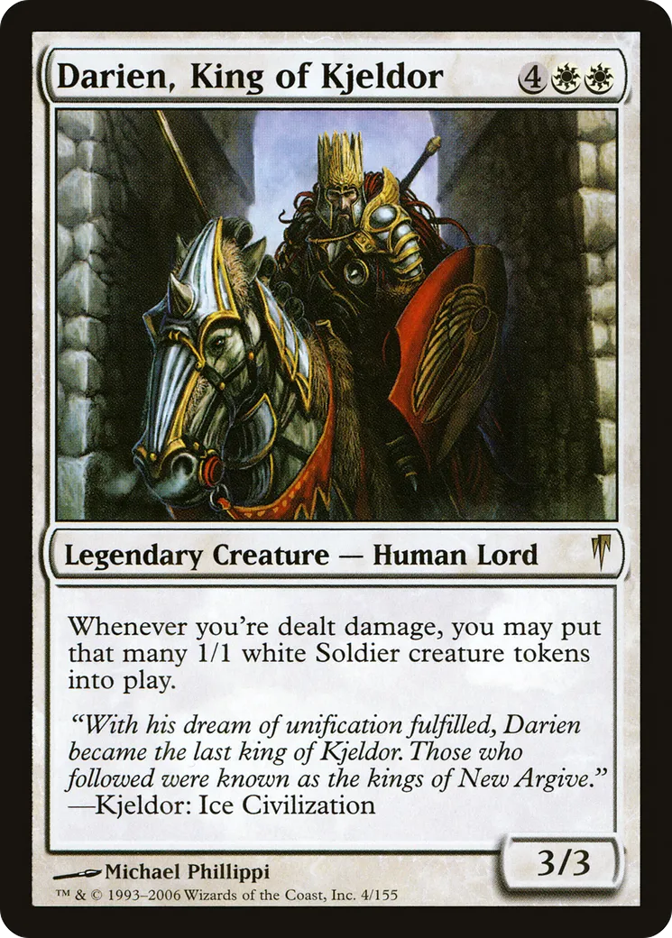 Darien, King of Kjeldor — Coldsnap — Magic: The Gathering