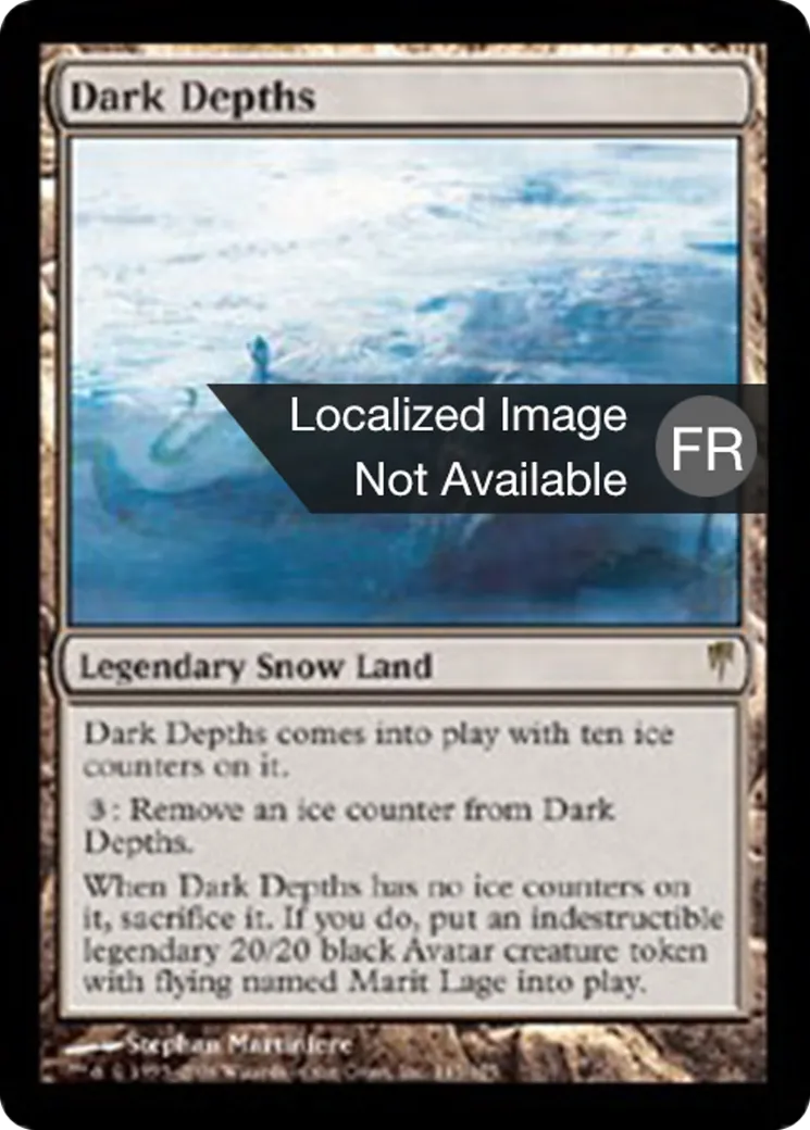 Profondeurs obscures — Coldsnap — Magic: The Gathering