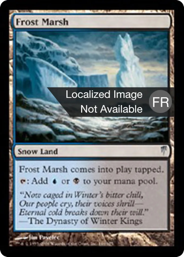 Marécage gelé — Coldsnap — Magic: The Gathering