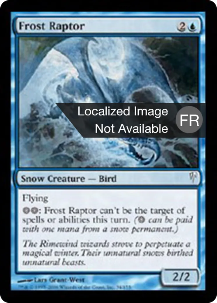 Rapace de givre — Coldsnap — Magic: The Gathering