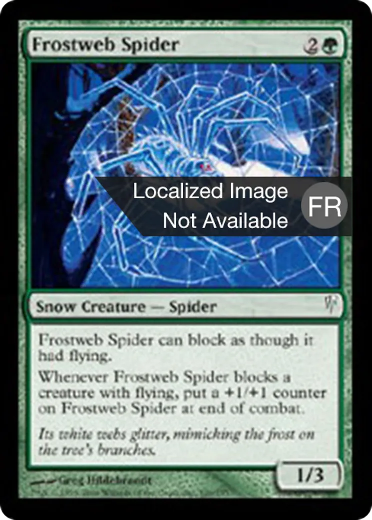 Araignée toilegivre — Coldsnap — Magic: The Gathering