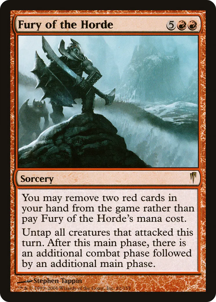 Fury of the Horde — Coldsnap — Magic: The Gathering
