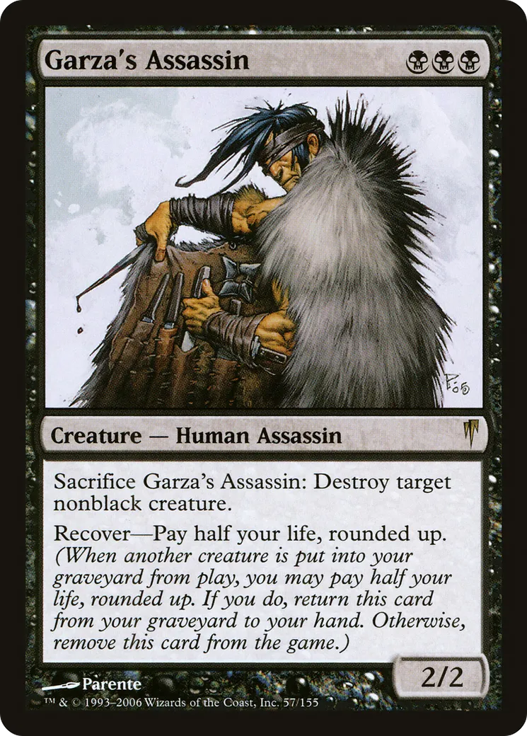 Garza's Assassin — Coldsnap — Magic: The Gathering
