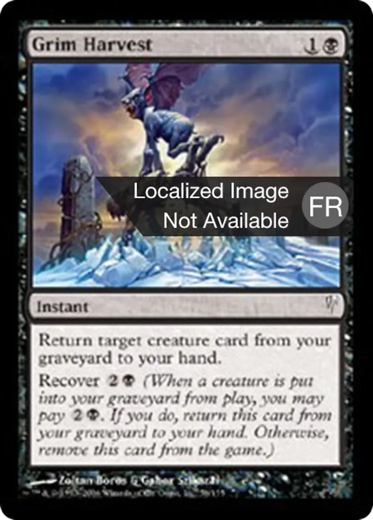 Sinistre récolte — Coldsnap — Magic: The Gathering