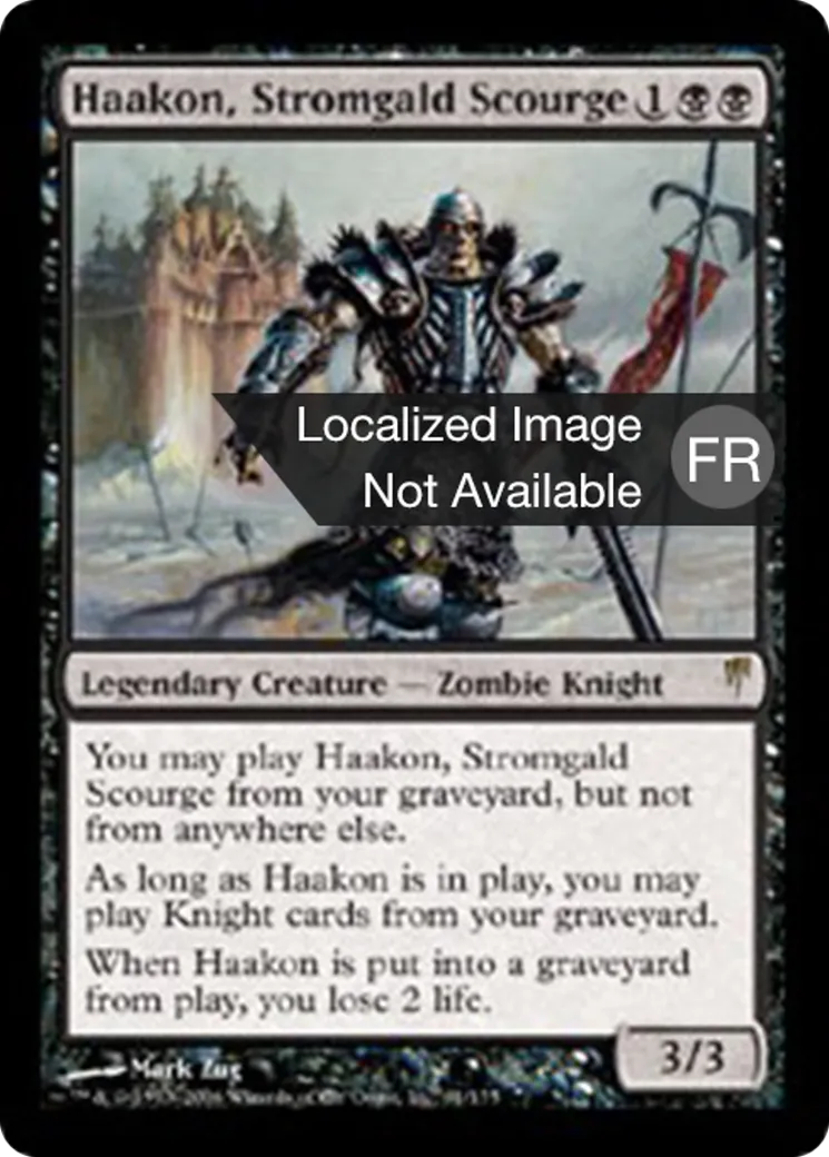 Haakon, plaie de Stromgald — Coldsnap — Magic: The Gathering