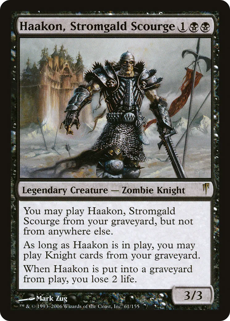 Haakon, Stromgald Scourge — Coldsnap — Magic: The Gathering