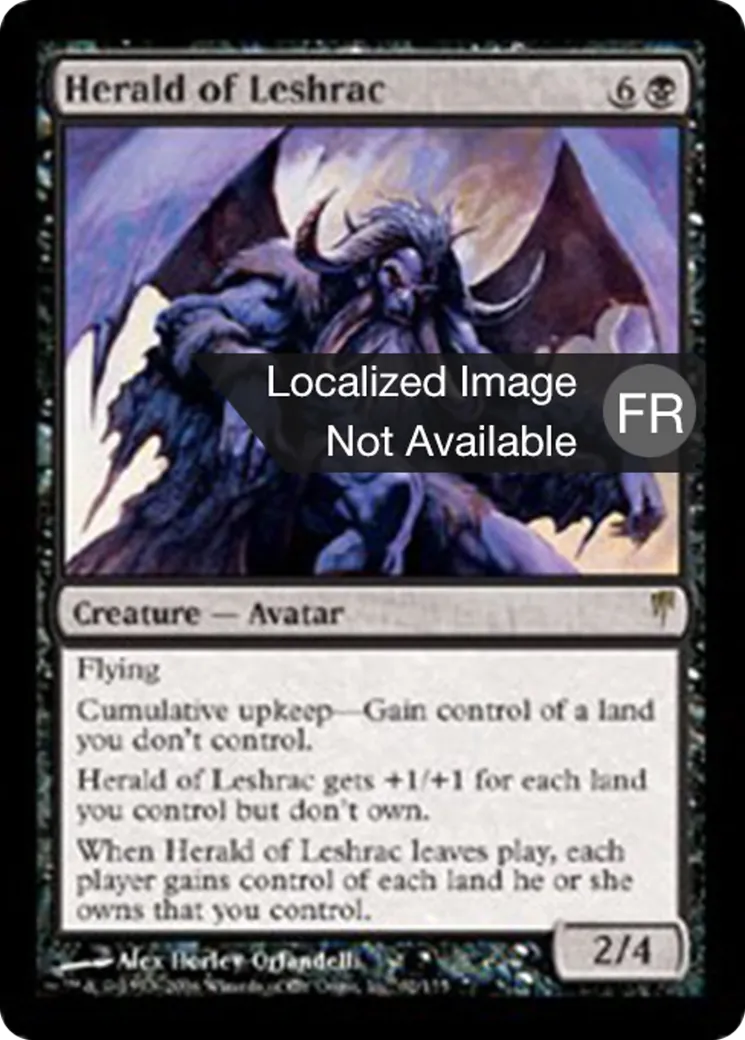 Héraut de Leshrac from Coldsnap - Magic: The Gathering