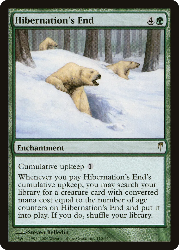 Fin de l'hibernation — Coldsnap — Magic: The Gathering