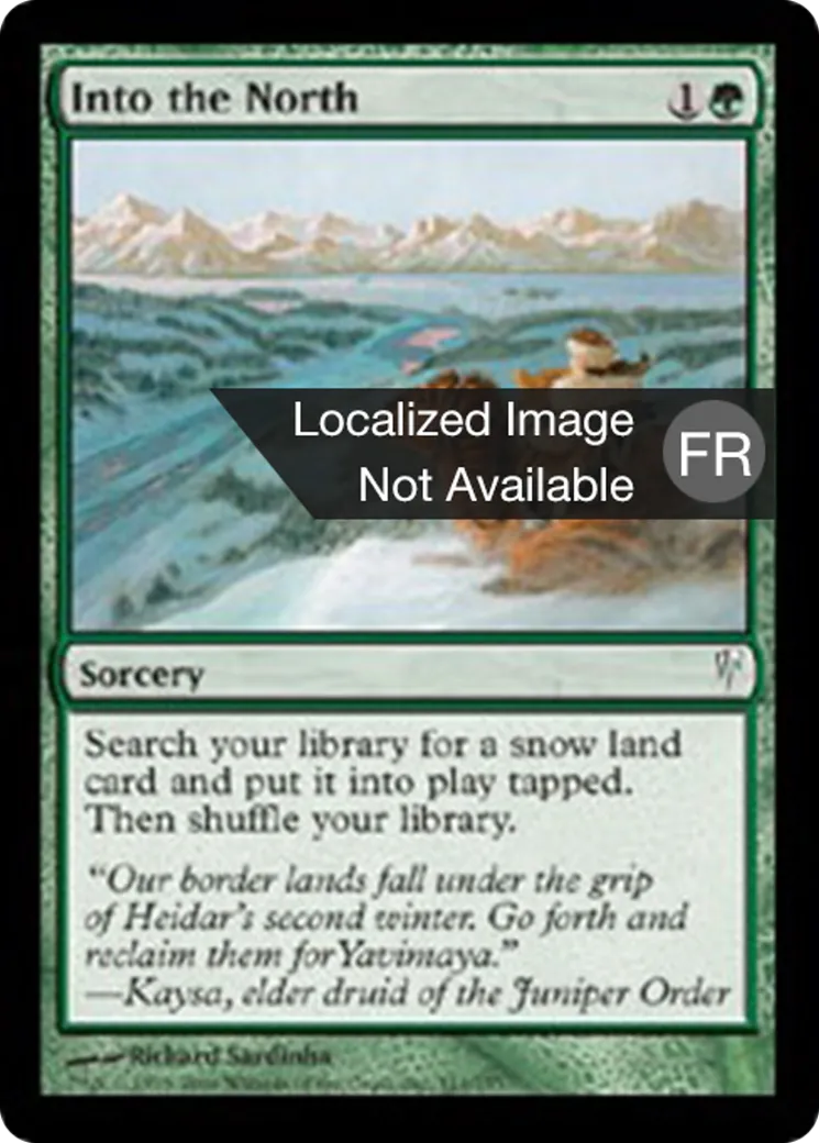 Vers le Nord — Coldsnap — Magic: The Gathering