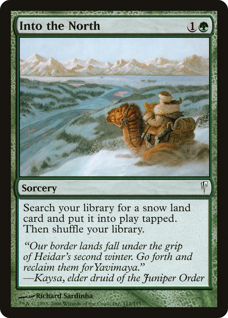 Vers le Nord — Coldsnap — Magic: The Gathering