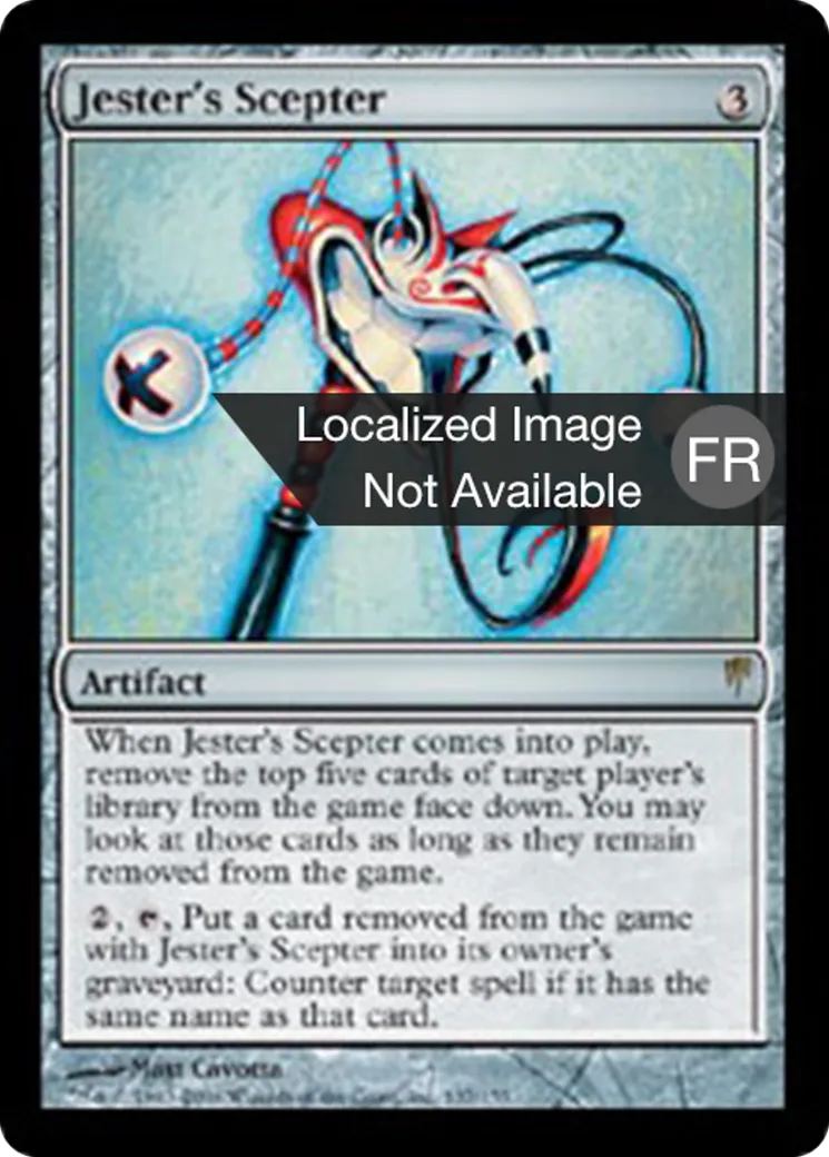 Sceptre du bouffon from Coldsnap - Magic: The Gathering