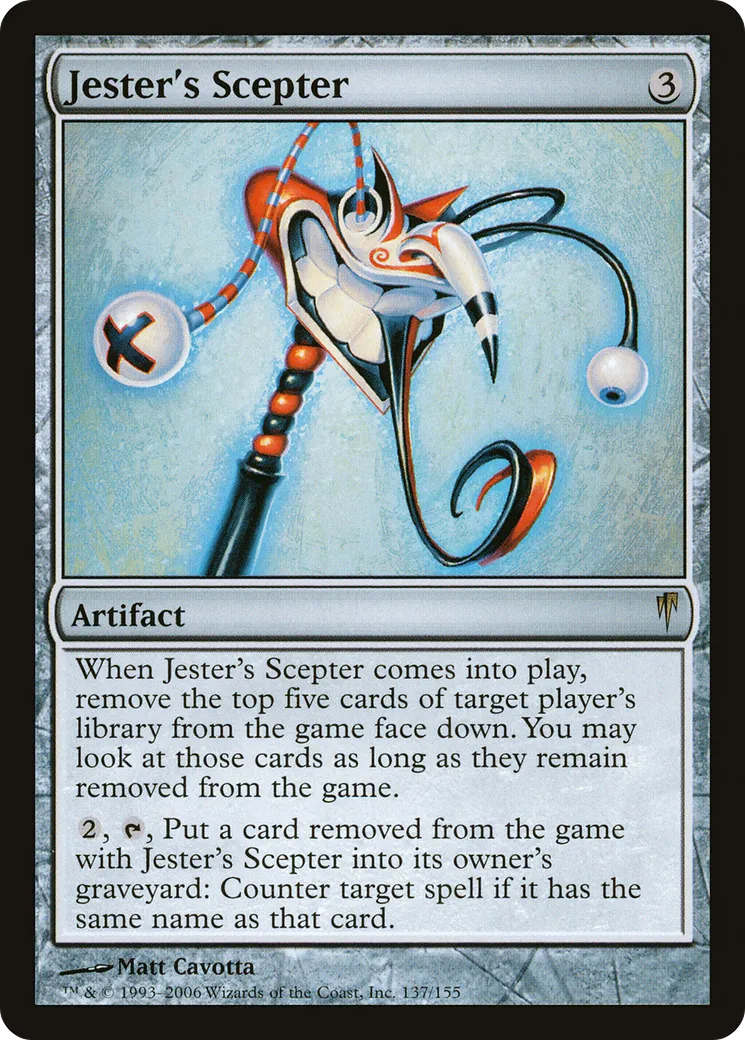 Jester's Scepter — Coldsnap — Magic: The Gathering