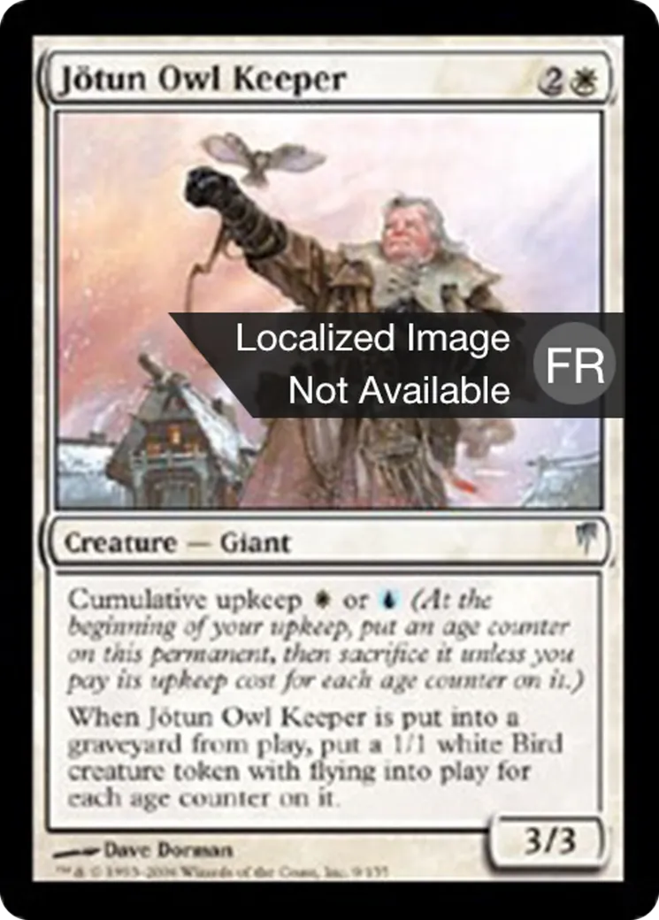 Garde-hibou jötun — Coldsnap — Magic: The Gathering