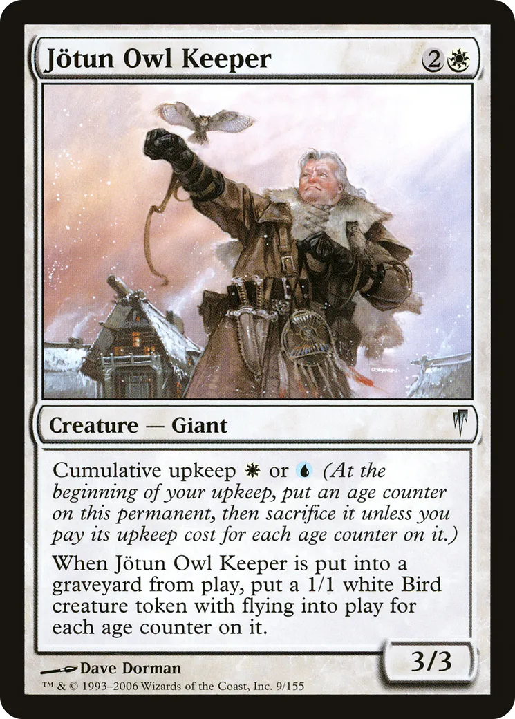 Jötun Owl Keeper — Coldsnap — Magic: The Gathering