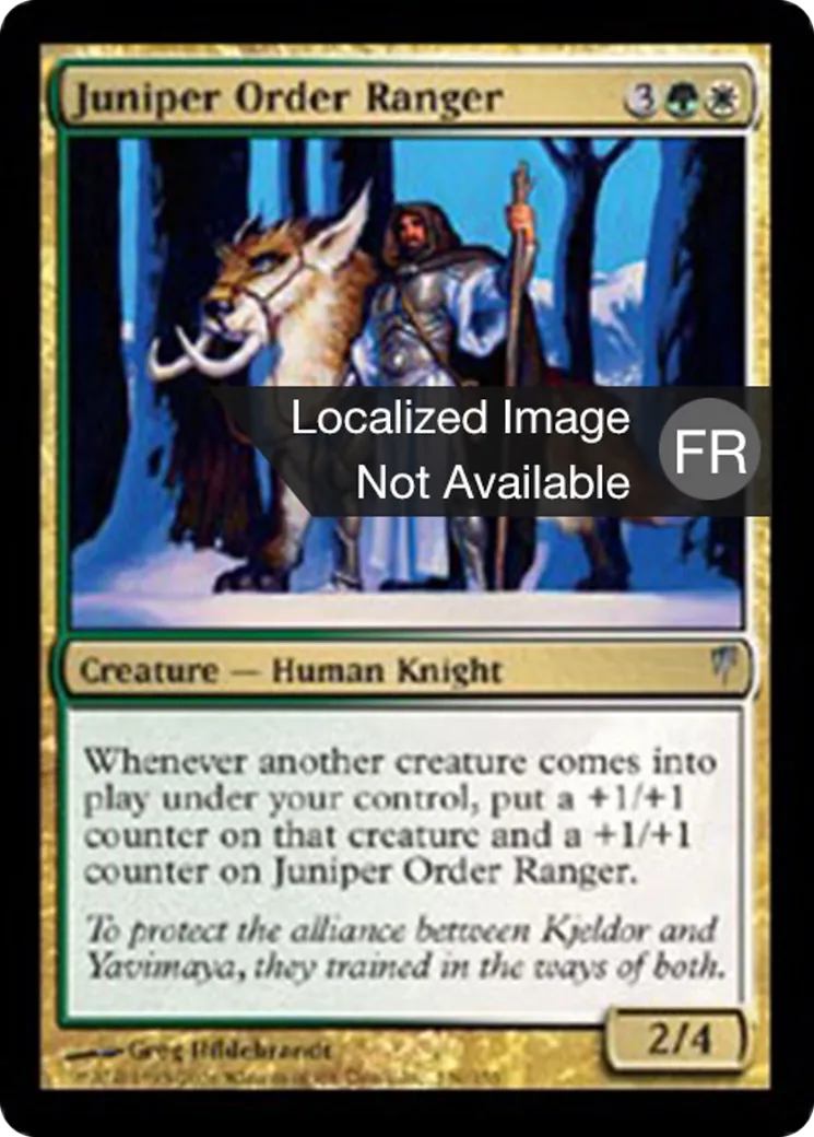 Ranger de l'Ordre du genévrier from Coldsnap - Magic: The Gathering