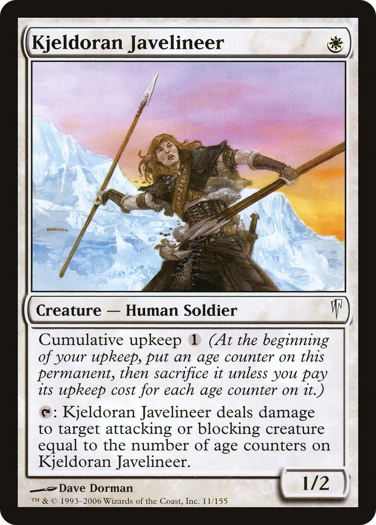 Kjeldoran Javelineer — Coldsnap — Magic: The Gathering