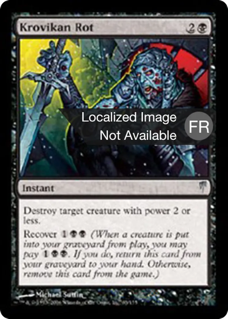 Pourrissement krovois from Coldsnap - Magic: The Gathering