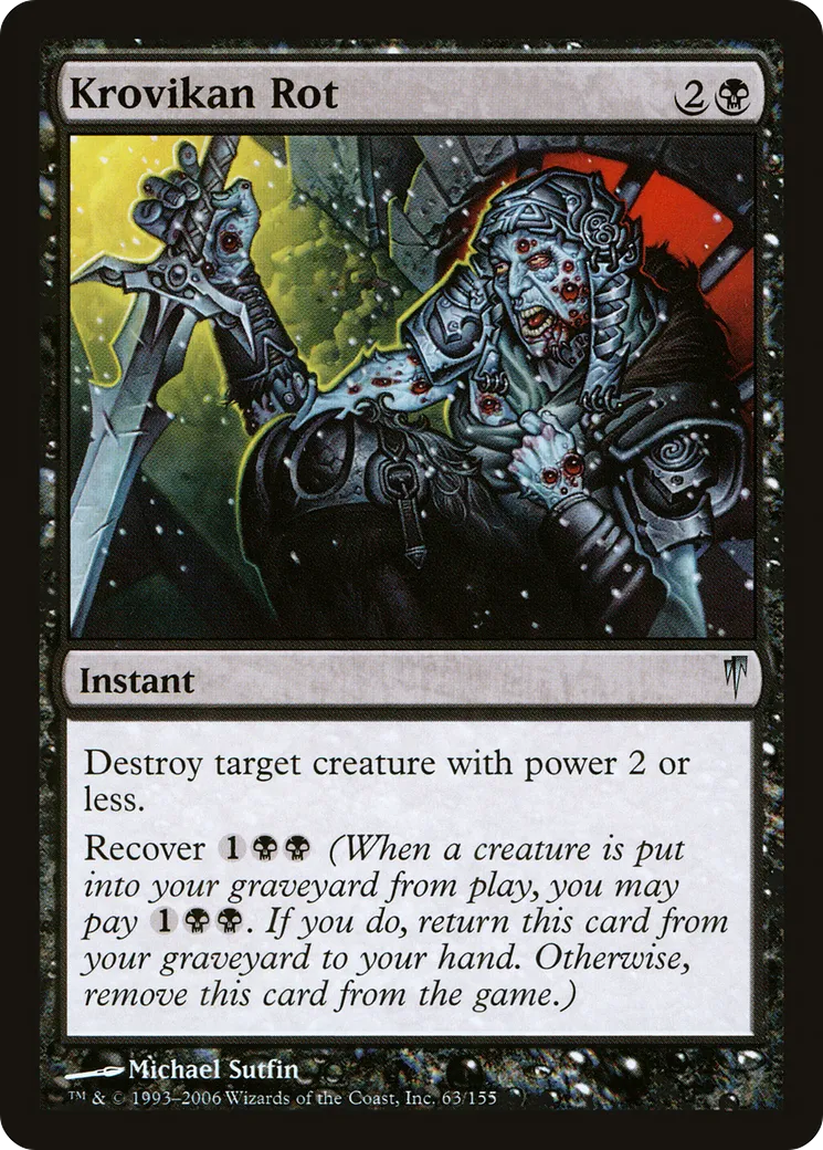 Pourrissement krovois — Coldsnap — Magic: The Gathering