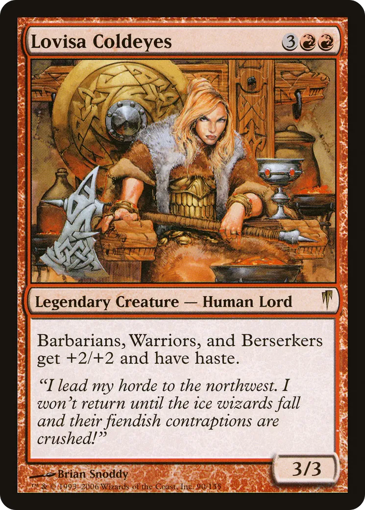 Lovisa Coldeyes — Coldsnap — Magic: The Gathering
