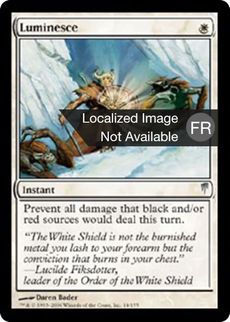 Luminescence — Coldsnap — Magic: The Gathering