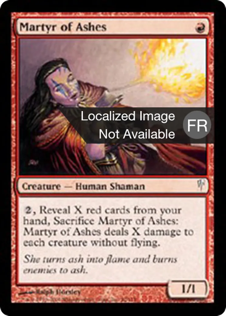 Martyre aux cendres — Coldsnap — Magic: The Gathering