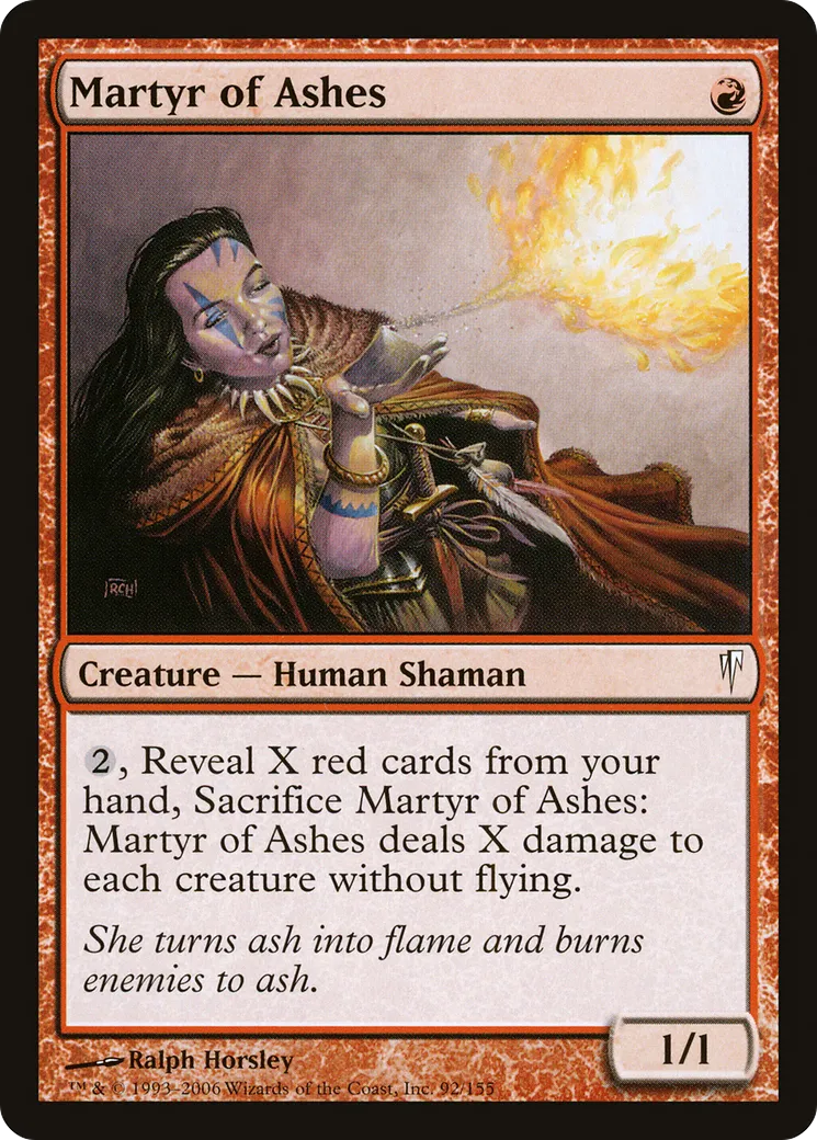 Martyr of Ashes — Coldsnap — Magic: The Gathering