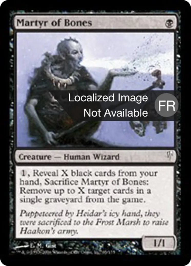Martyr aux ossements — Coldsnap — Magic: The Gathering