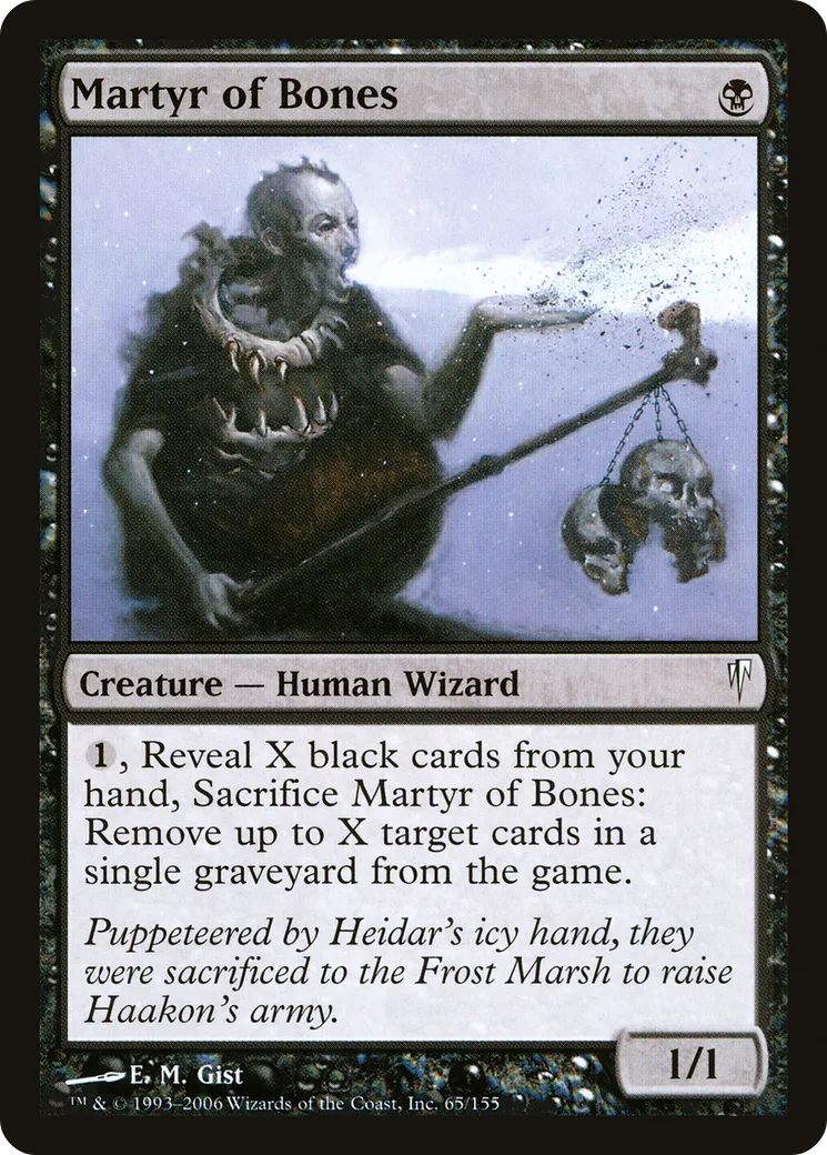 Martyr aux ossements — Coldsnap — Magic: The Gathering