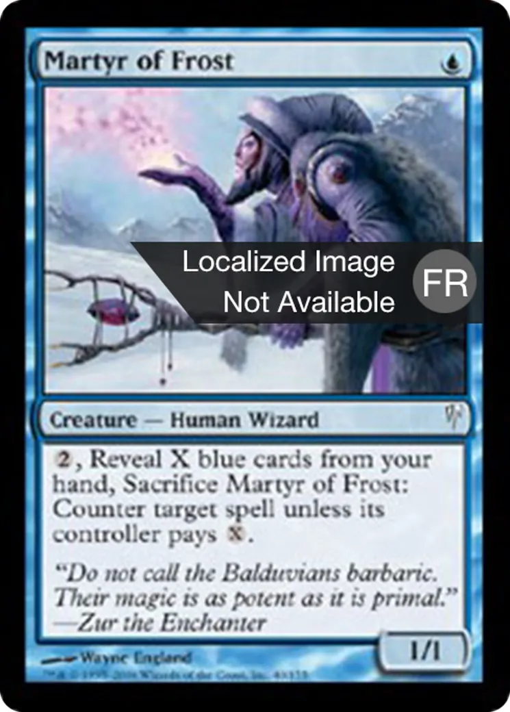 Martyr au givre — Coldsnap — Magic: The Gathering