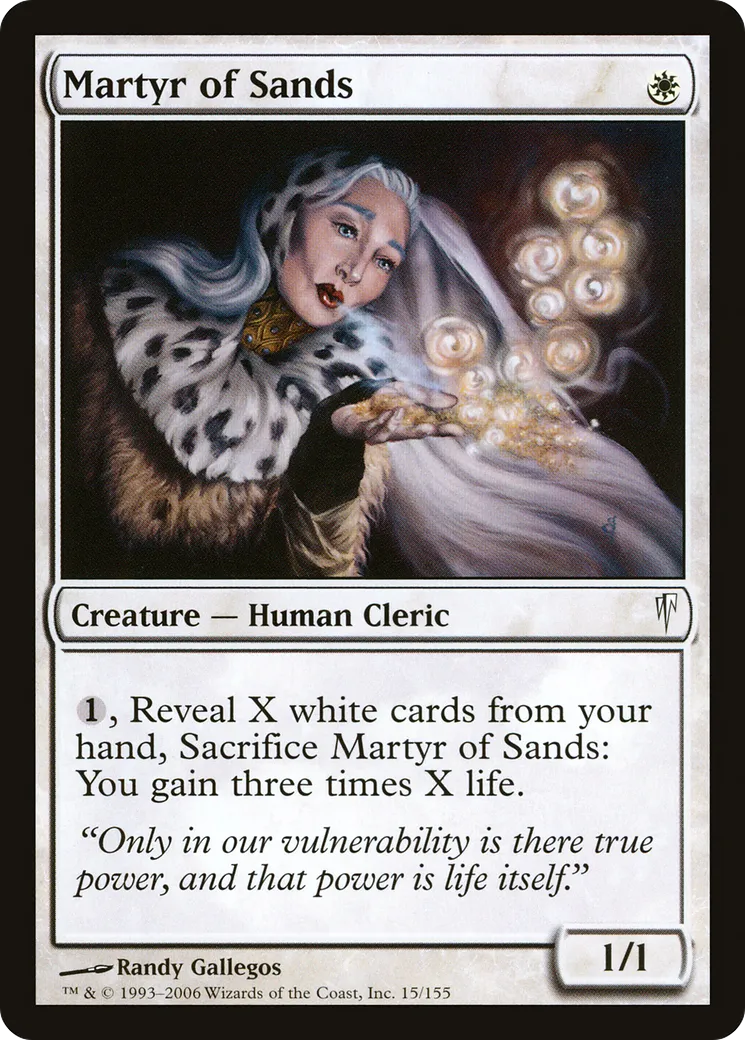Martyre aux sables — Coldsnap — Magic: The Gathering