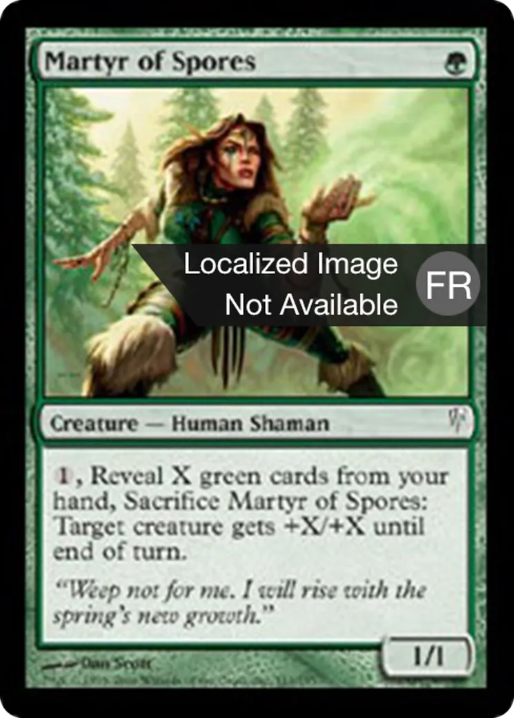 Martyre aux spores — Coldsnap — Magic: The Gathering