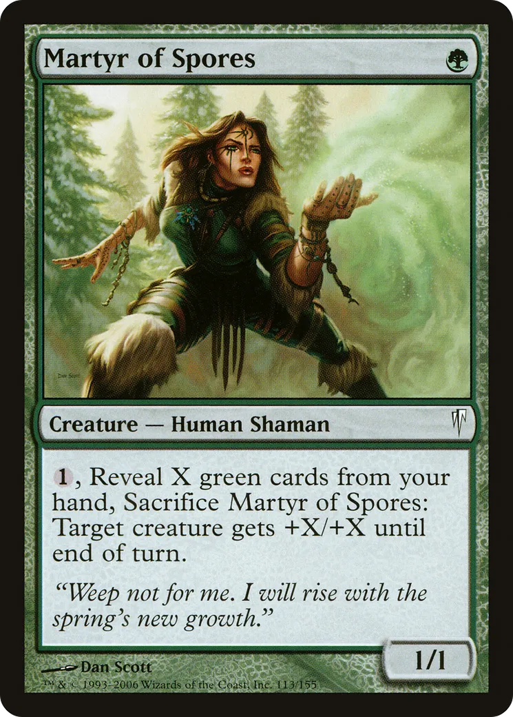 Martyre aux spores — Coldsnap — Magic: The Gathering