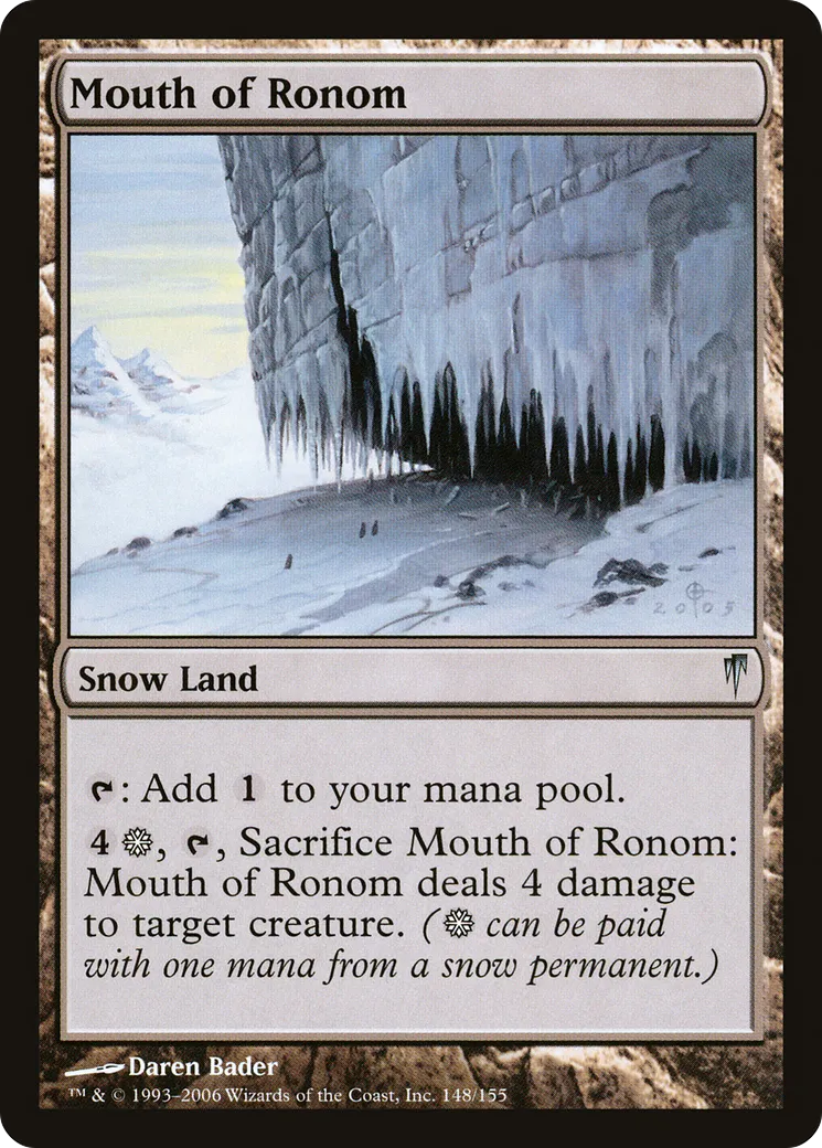 Mouth of Ronom — Coldsnap — Magic: The Gathering