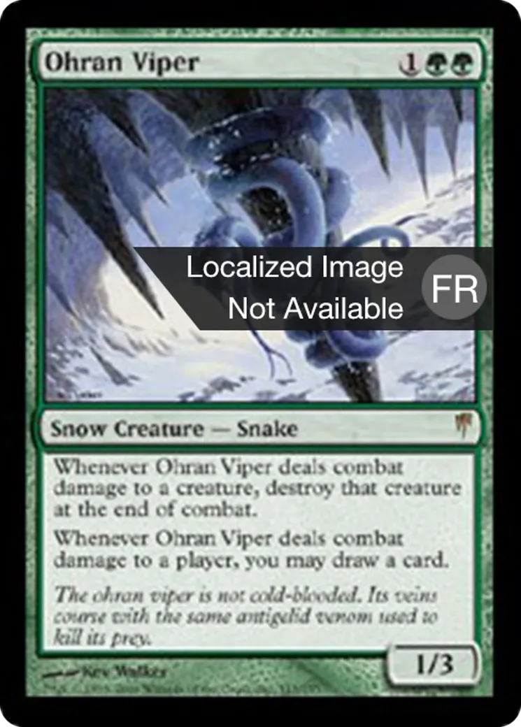 Vipère d'Ohran from Coldsnap - Magic: The Gathering