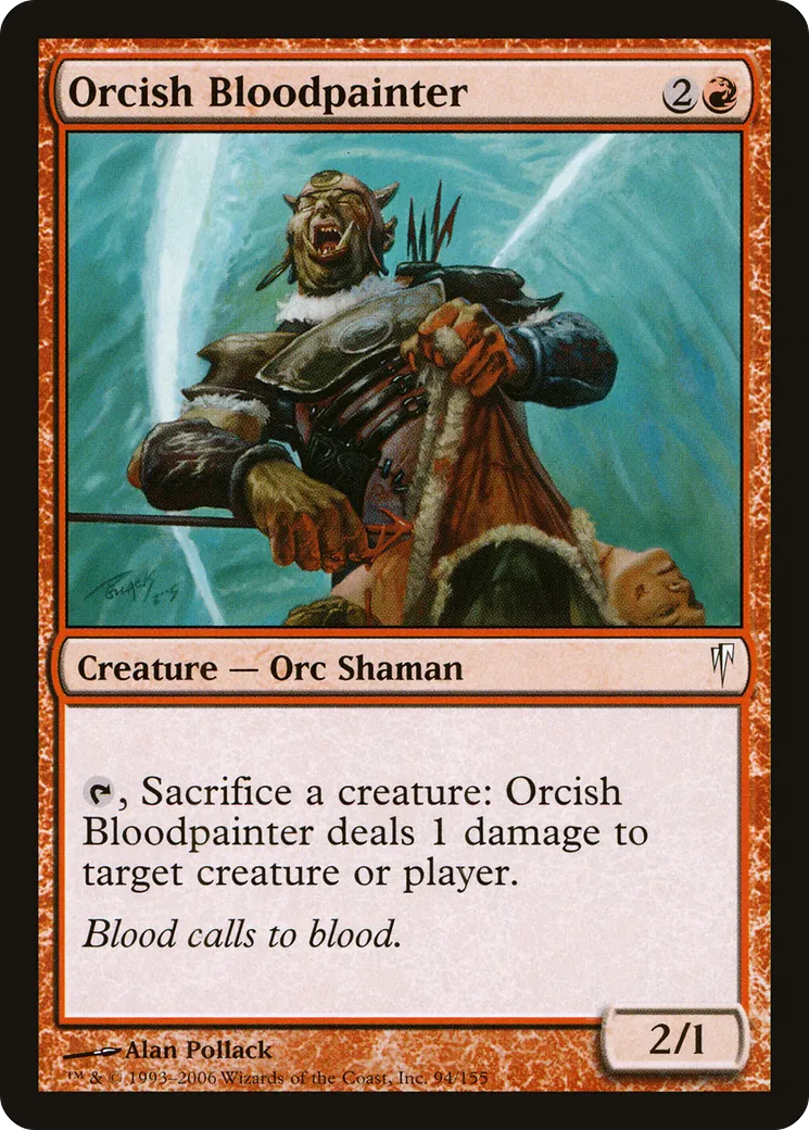 Orcish Bloodpainter — Coldsnap — Magic: The Gathering