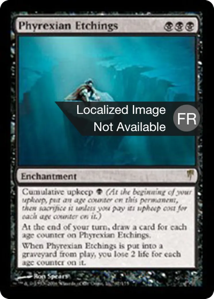 Gravures phyrexianes — Coldsnap — Magic: The Gathering
