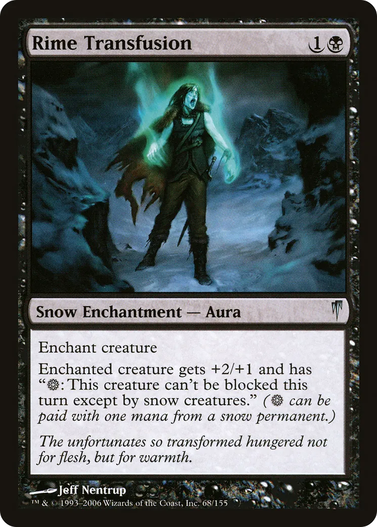 Rime Transfusion — Coldsnap — Magic: The Gathering